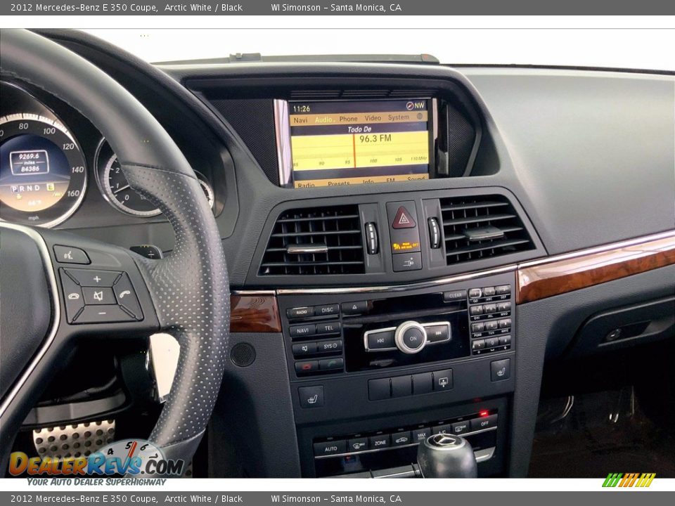 2012 Mercedes-Benz E 350 Coupe Arctic White / Black Photo #5