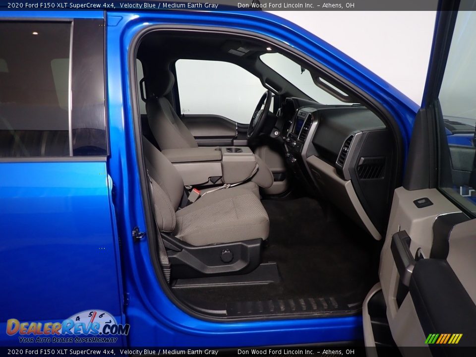 2020 Ford F150 XLT SuperCrew 4x4 Velocity Blue / Medium Earth Gray Photo #33