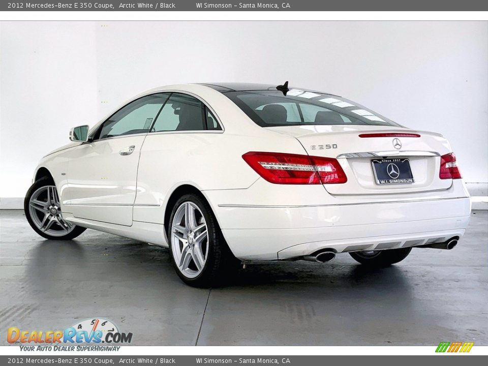 2012 Mercedes-Benz E 350 Coupe Arctic White / Black Photo #10