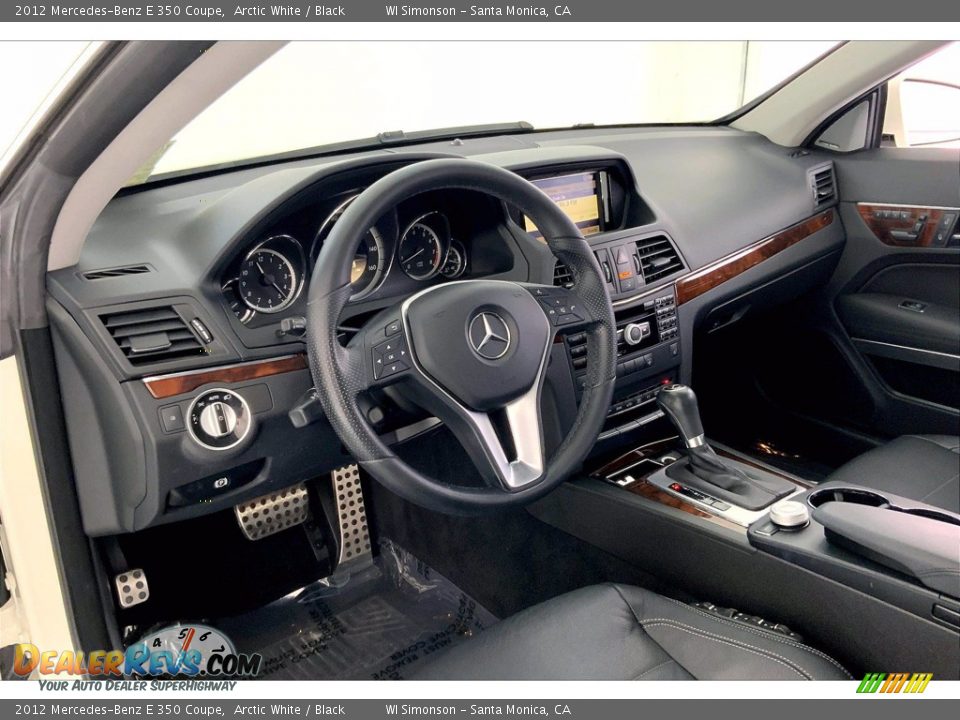 Black Interior - 2012 Mercedes-Benz E 350 Coupe Photo #14