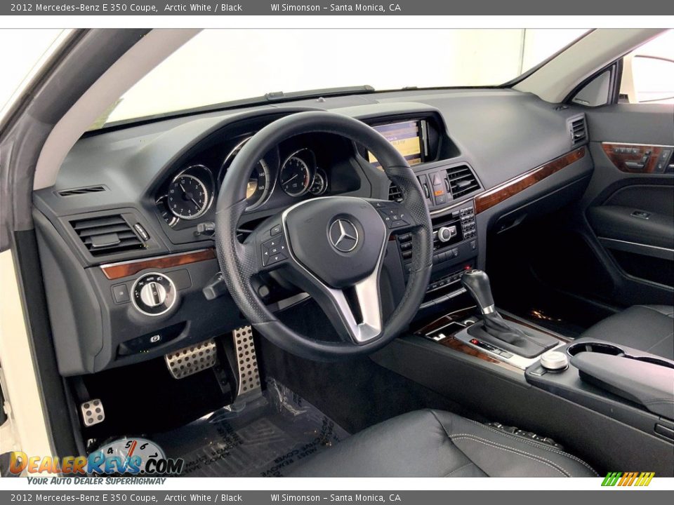 Black Interior - 2012 Mercedes-Benz E 350 Coupe Photo #14