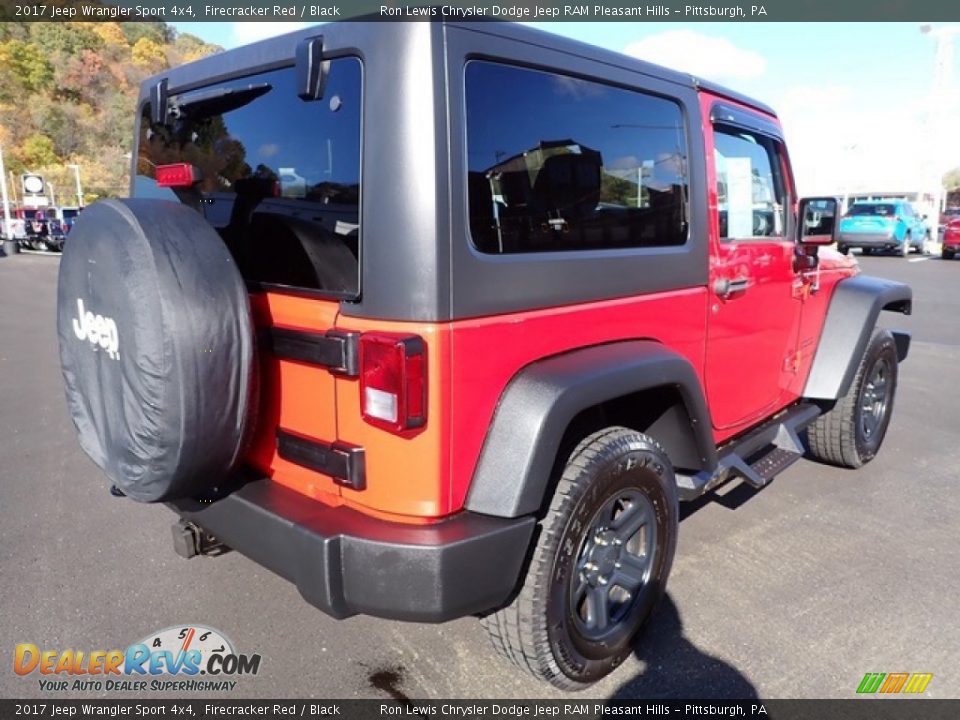 2017 Jeep Wrangler Sport 4x4 Firecracker Red / Black Photo #2