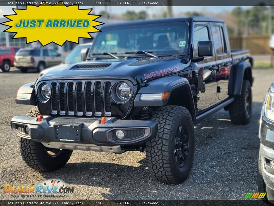 2021 Jeep Gladiator Mojave 4x4 Black / Black Photo #1