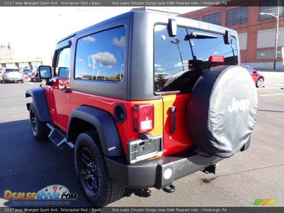 2017 Jeep Wrangler Sport 4x4 Firecracker Red / Black Photo #4