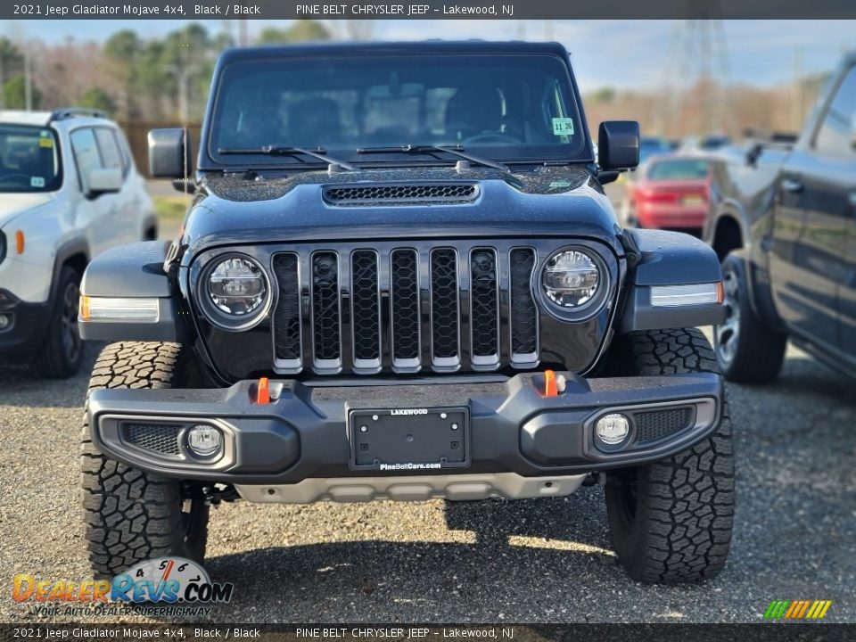 2021 Jeep Gladiator Mojave 4x4 Black / Black Photo #2
