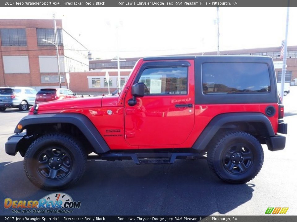 2017 Jeep Wrangler Sport 4x4 Firecracker Red / Black Photo #5