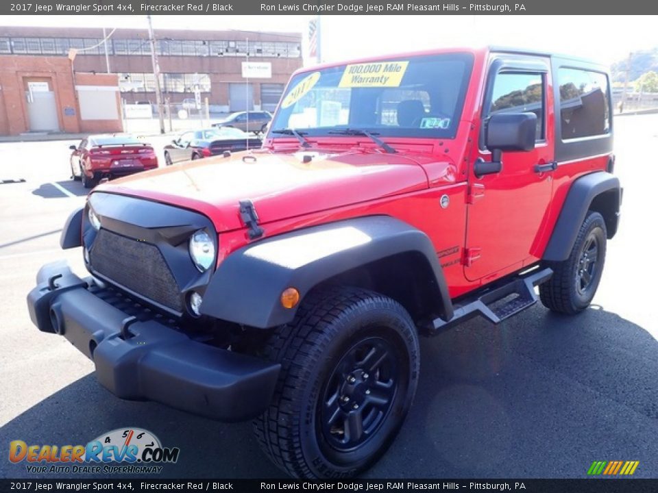 2017 Jeep Wrangler Sport 4x4 Firecracker Red / Black Photo #6