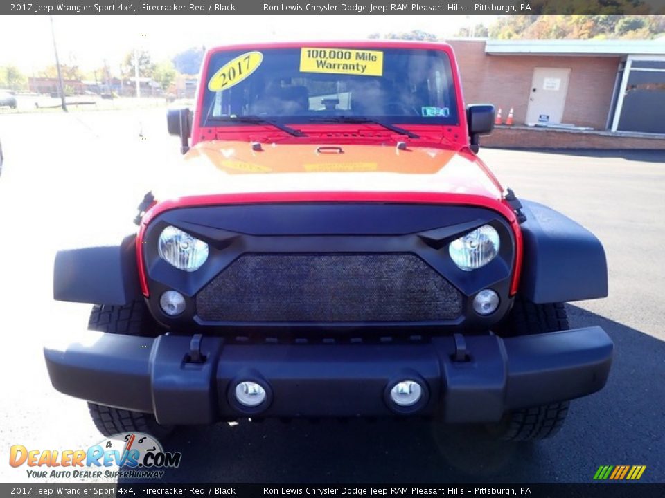 2017 Jeep Wrangler Sport 4x4 Firecracker Red / Black Photo #7