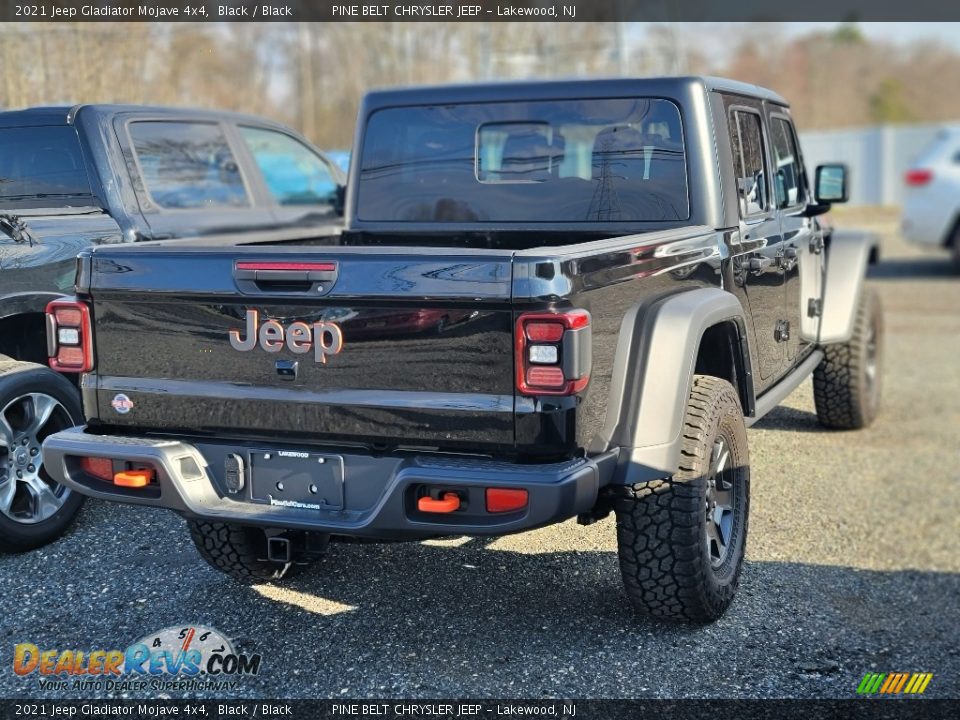 2021 Jeep Gladiator Mojave 4x4 Black / Black Photo #4