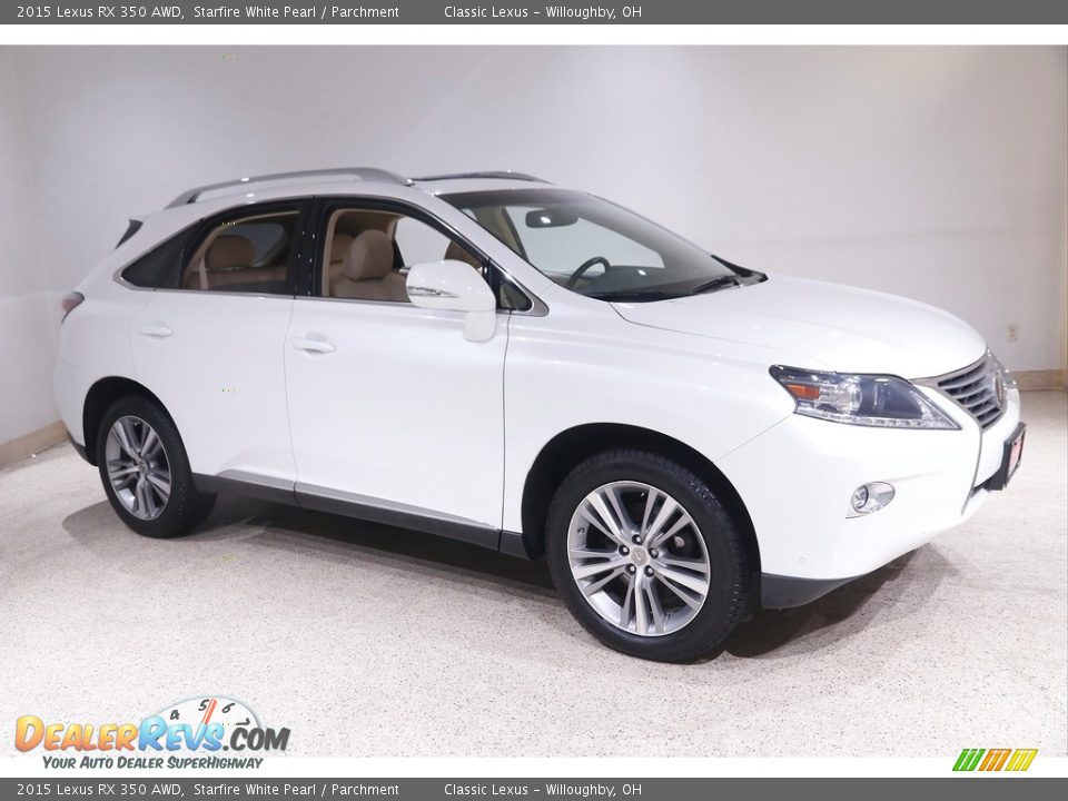 2015 Lexus RX 350 AWD Starfire White Pearl / Parchment Photo #1