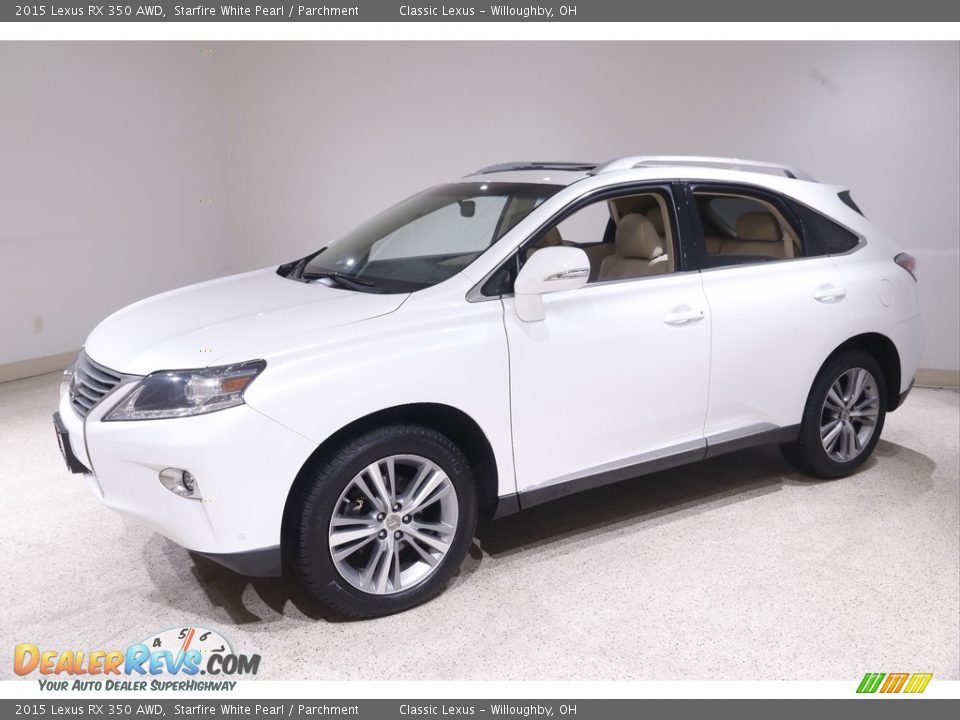 2015 Lexus RX 350 AWD Starfire White Pearl / Parchment Photo #3