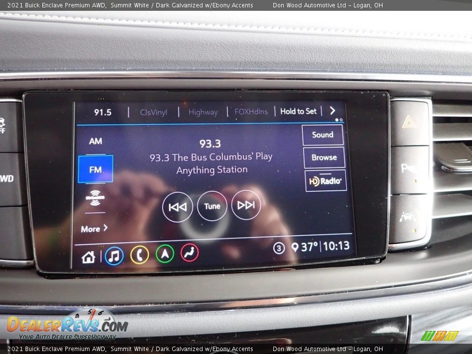 2021 Buick Enclave Premium AWD Summit White / Dark Galvanized w/Ebony Accents Photo #2