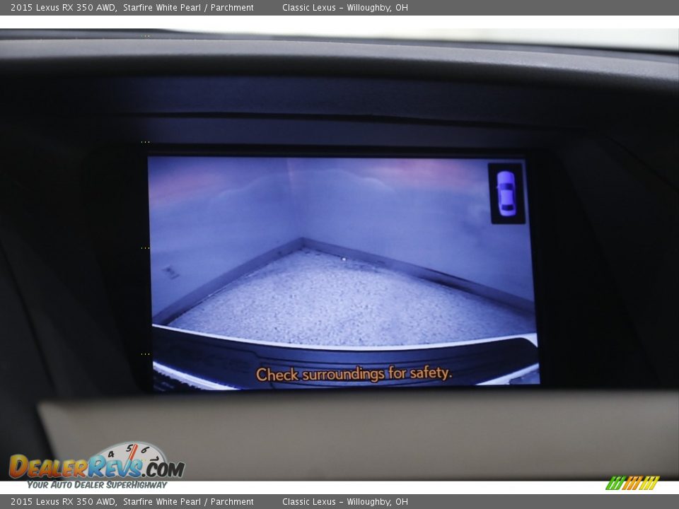 2015 Lexus RX 350 AWD Starfire White Pearl / Parchment Photo #14