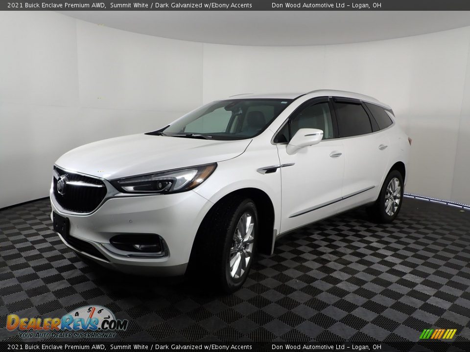 2021 Buick Enclave Premium AWD Summit White / Dark Galvanized w/Ebony Accents Photo #9