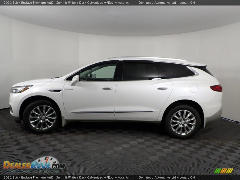2021 Buick Enclave Premium AWD Summit White / Dark Galvanized w/Ebony Accents Photo #10