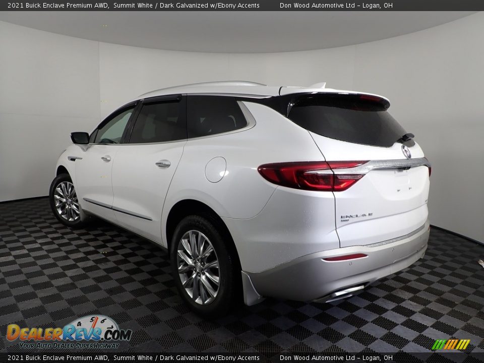 2021 Buick Enclave Premium AWD Summit White / Dark Galvanized w/Ebony Accents Photo #11