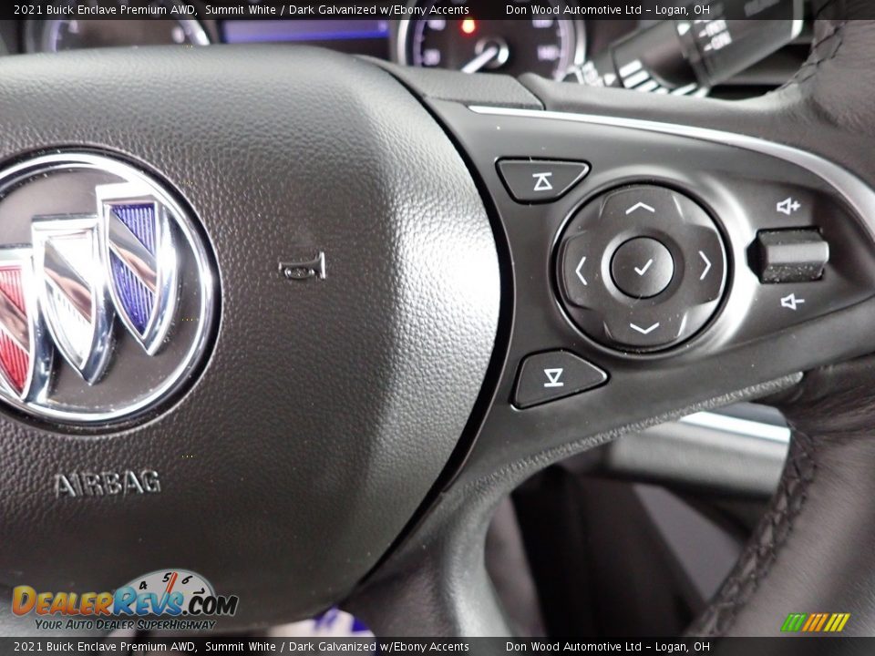 2021 Buick Enclave Premium AWD Summit White / Dark Galvanized w/Ebony Accents Photo #22