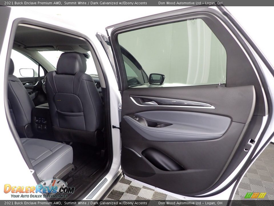 2021 Buick Enclave Premium AWD Summit White / Dark Galvanized w/Ebony Accents Photo #35