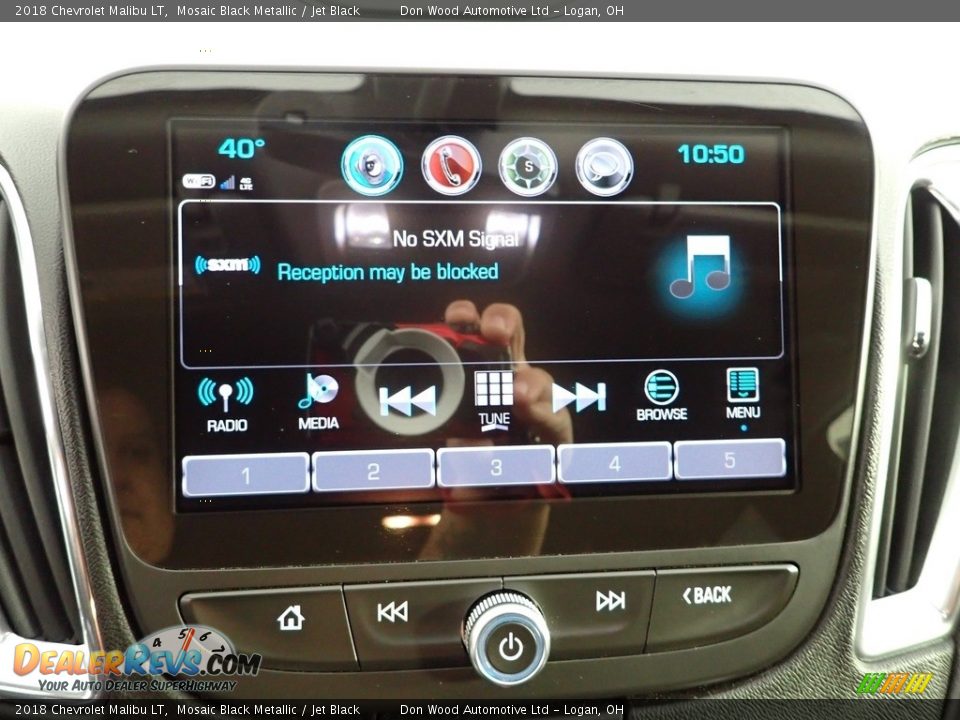 2018 Chevrolet Malibu LT Mosaic Black Metallic / Jet Black Photo #2