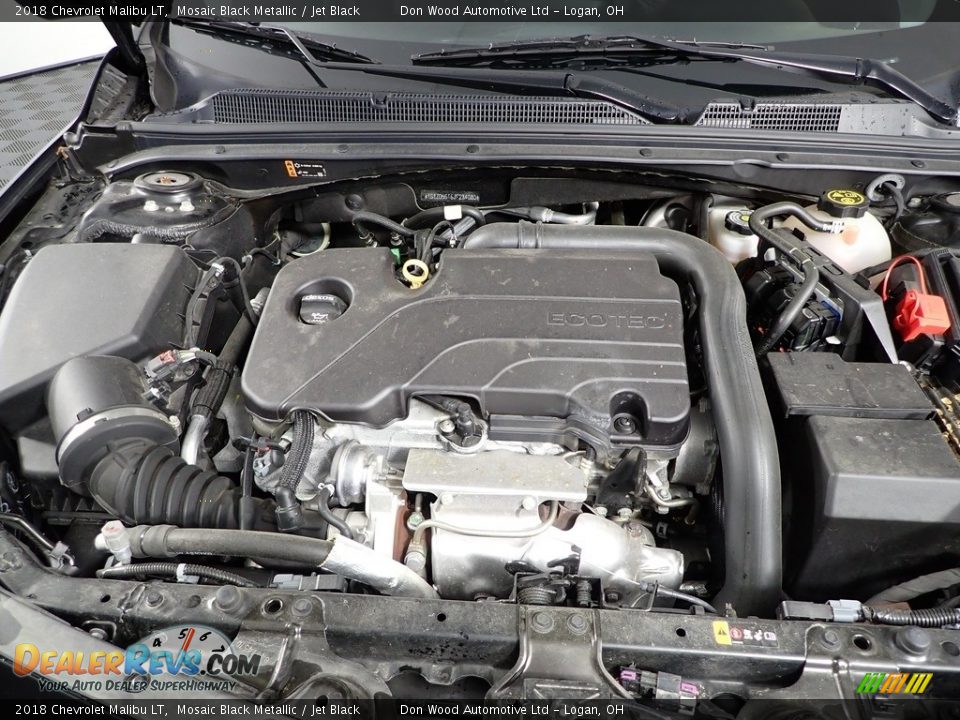 2018 Chevrolet Malibu LT Mosaic Black Metallic / Jet Black Photo #7