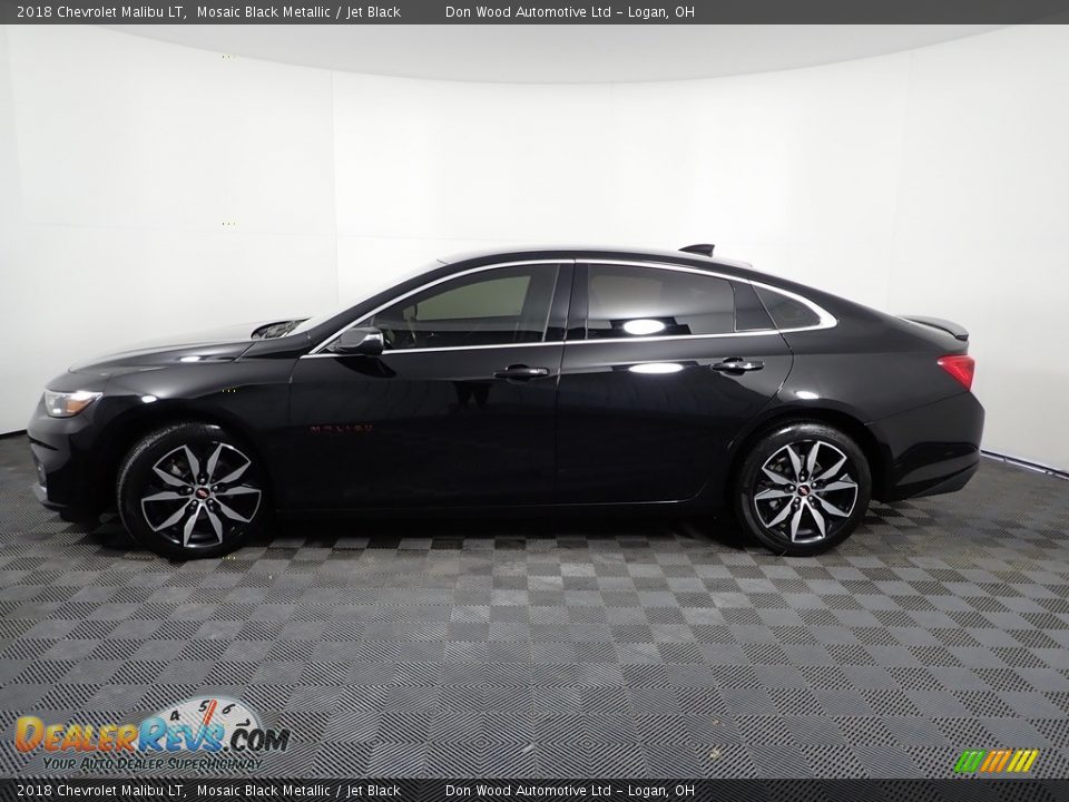 2018 Chevrolet Malibu LT Mosaic Black Metallic / Jet Black Photo #9