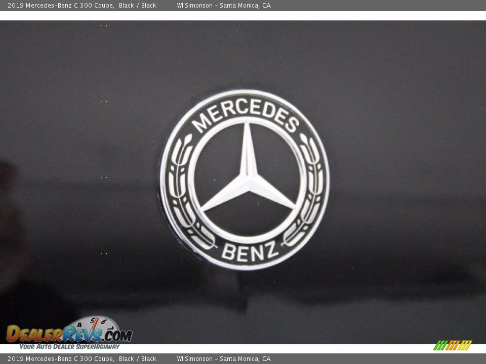 2019 Mercedes-Benz C 300 Coupe Black / Black Photo #32