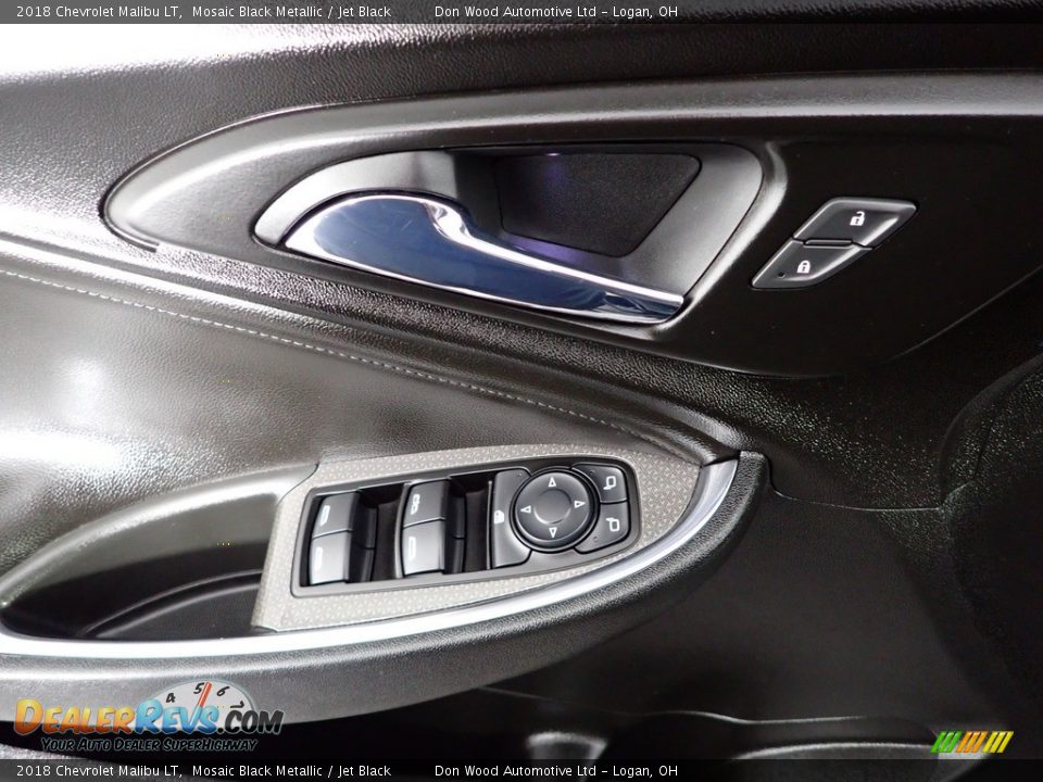 2018 Chevrolet Malibu LT Mosaic Black Metallic / Jet Black Photo #16