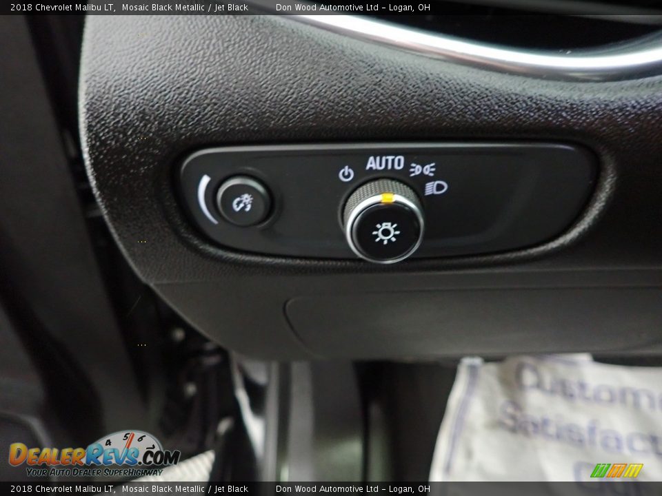 2018 Chevrolet Malibu LT Mosaic Black Metallic / Jet Black Photo #19