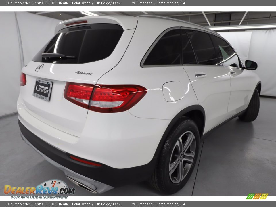 2019 Mercedes-Benz GLC 300 4Matic Polar White / Silk Beige/Black Photo #5