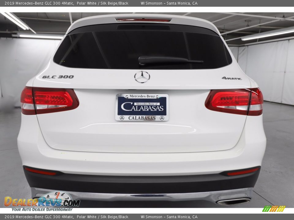 2019 Mercedes-Benz GLC 300 4Matic Polar White / Silk Beige/Black Photo #7