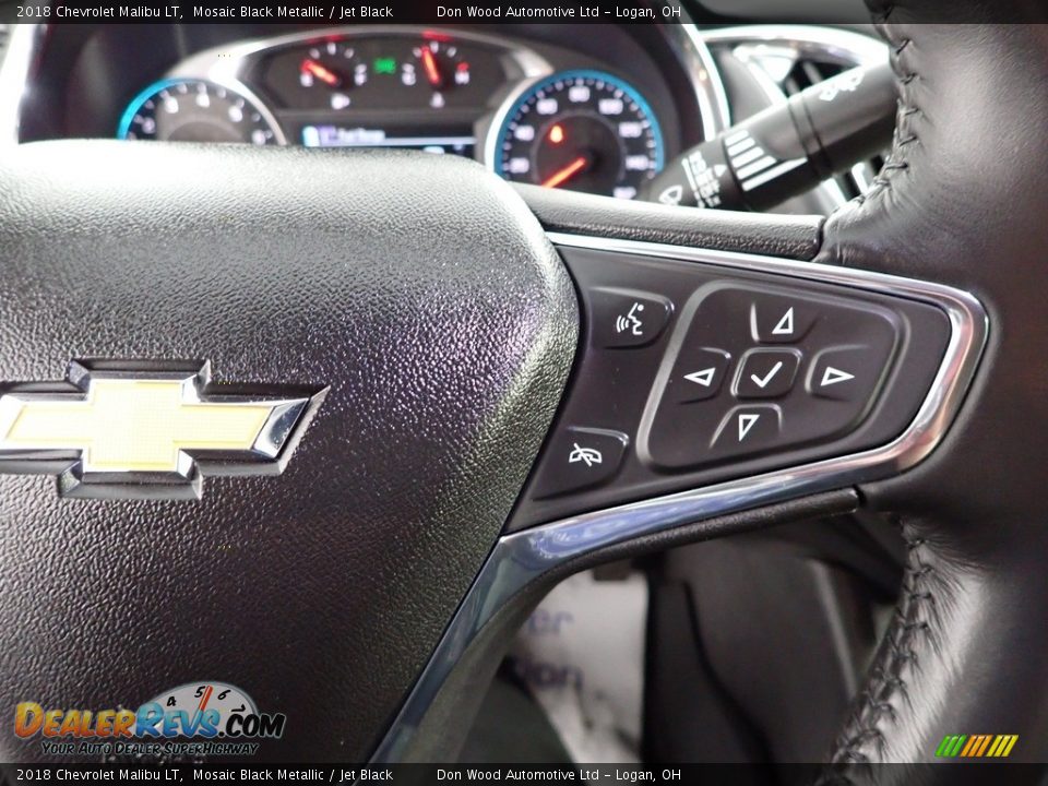 2018 Chevrolet Malibu LT Mosaic Black Metallic / Jet Black Photo #21