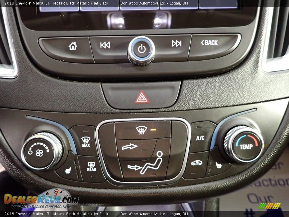 2018 Chevrolet Malibu LT Mosaic Black Metallic / Jet Black Photo #23