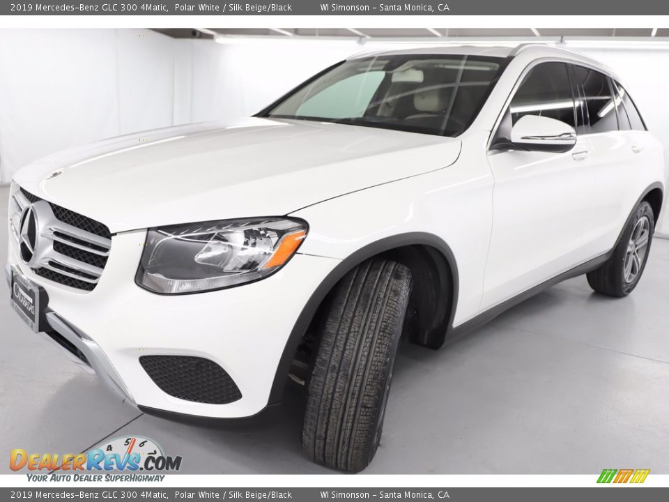 2019 Mercedes-Benz GLC 300 4Matic Polar White / Silk Beige/Black Photo #14