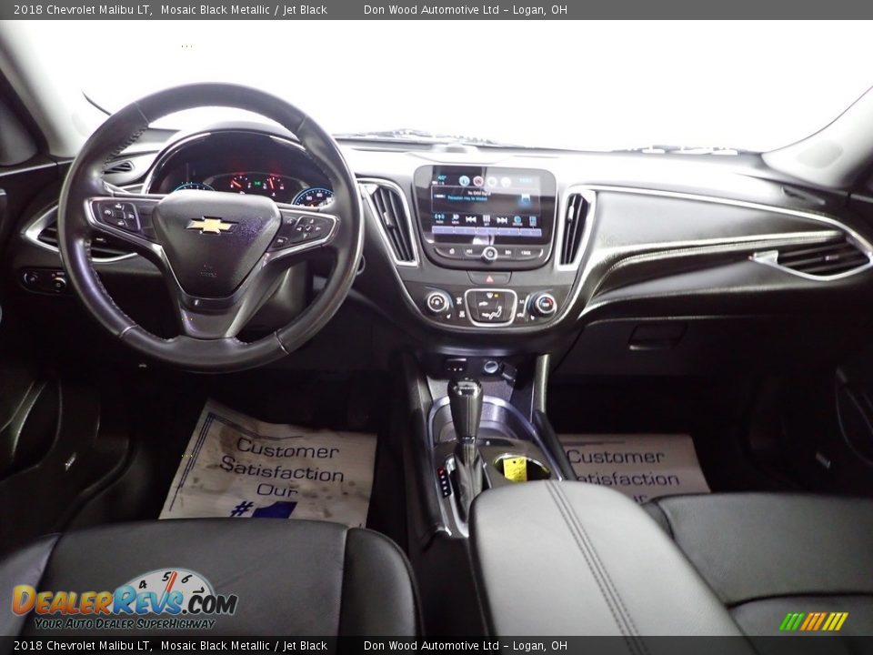 2018 Chevrolet Malibu LT Mosaic Black Metallic / Jet Black Photo #28