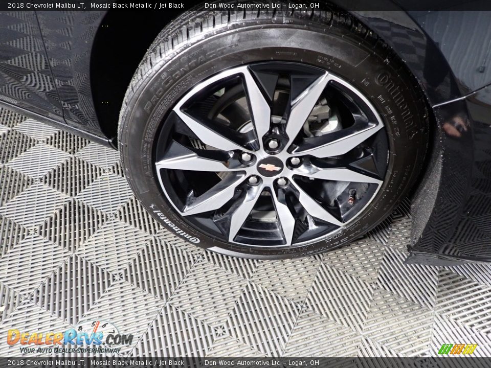 2018 Chevrolet Malibu LT Mosaic Black Metallic / Jet Black Photo #34