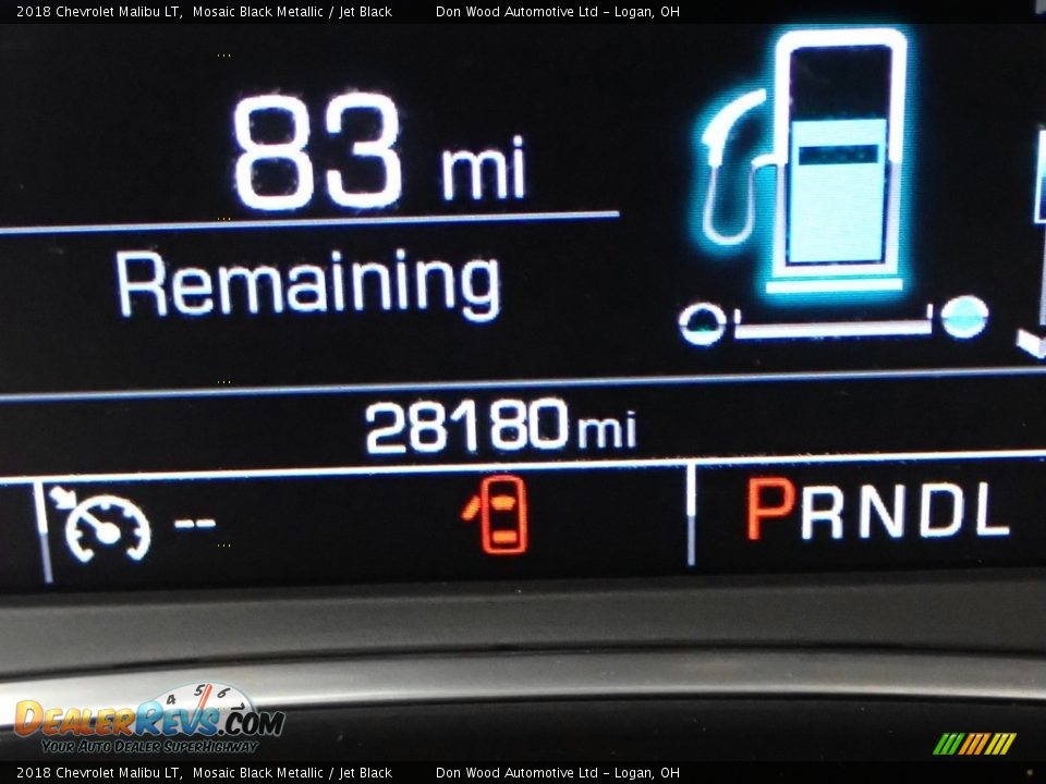 2018 Chevrolet Malibu LT Mosaic Black Metallic / Jet Black Photo #35