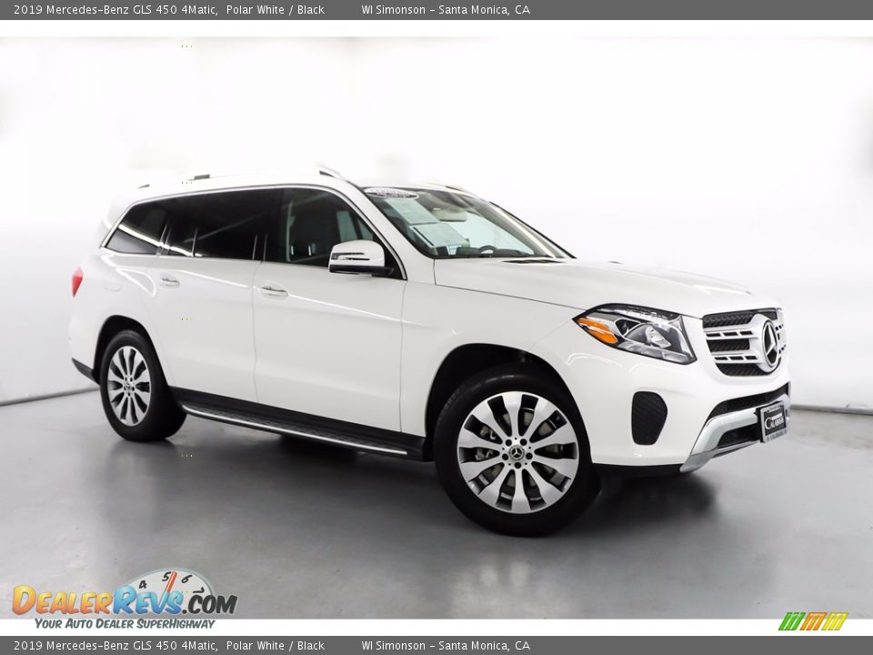 2019 Mercedes-Benz GLS 450 4Matic Polar White / Black Photo #2