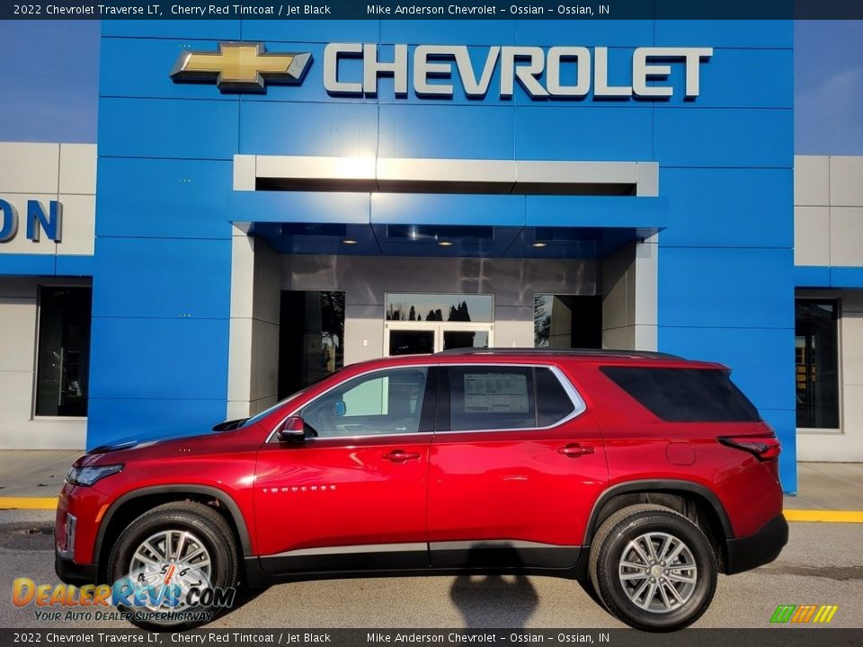 Cherry Red Tintcoat 2022 Chevrolet Traverse LT Photo #1