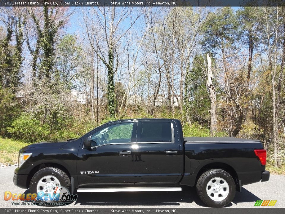 Super Black 2021 Nissan Titan S Crew Cab Photo #1