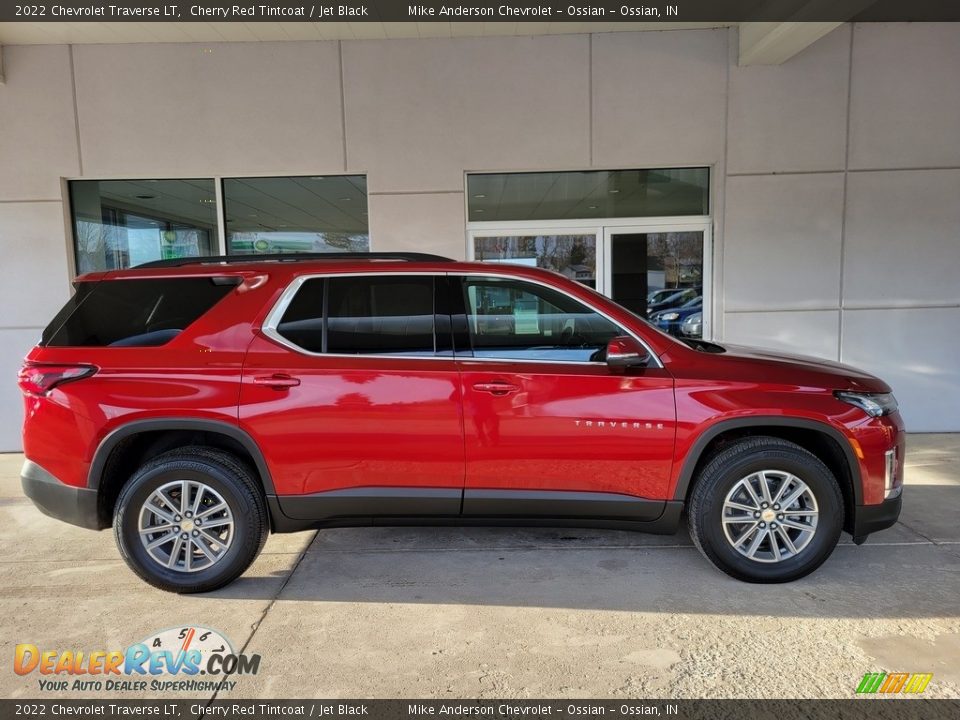 Cherry Red Tintcoat 2022 Chevrolet Traverse LT Photo #3