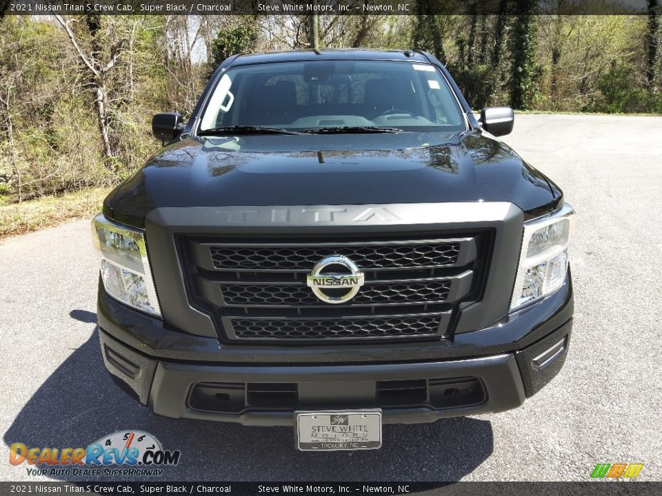 2021 Nissan Titan S Crew Cab Super Black / Charcoal Photo #3