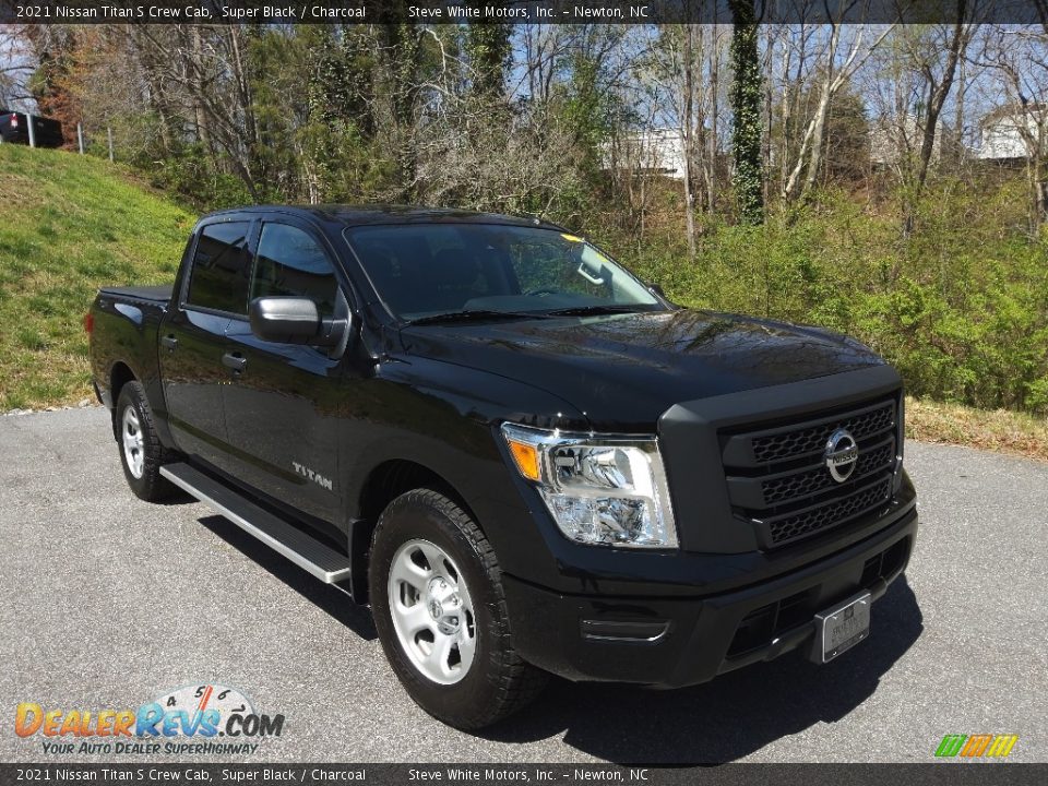 Super Black 2021 Nissan Titan S Crew Cab Photo #4