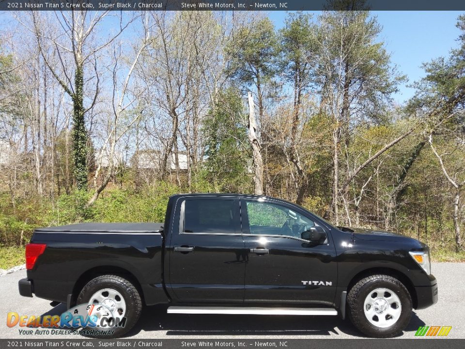 Super Black 2021 Nissan Titan S Crew Cab Photo #5