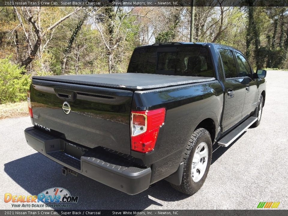 2021 Nissan Titan S Crew Cab Super Black / Charcoal Photo #6