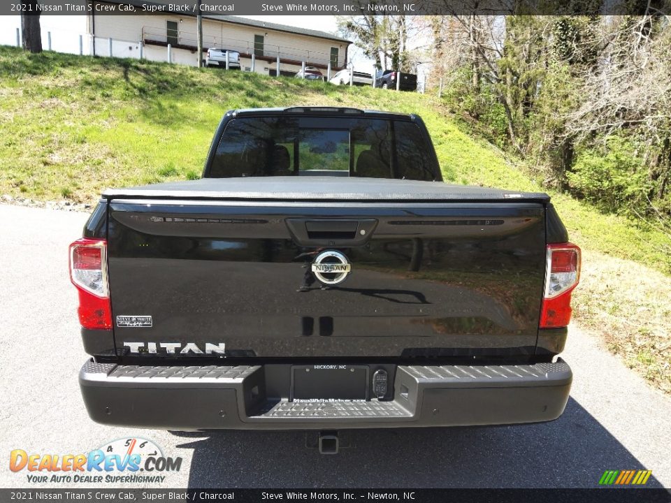 2021 Nissan Titan S Crew Cab Super Black / Charcoal Photo #7