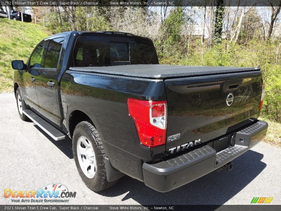 2021 Nissan Titan S Crew Cab Super Black / Charcoal Photo #9