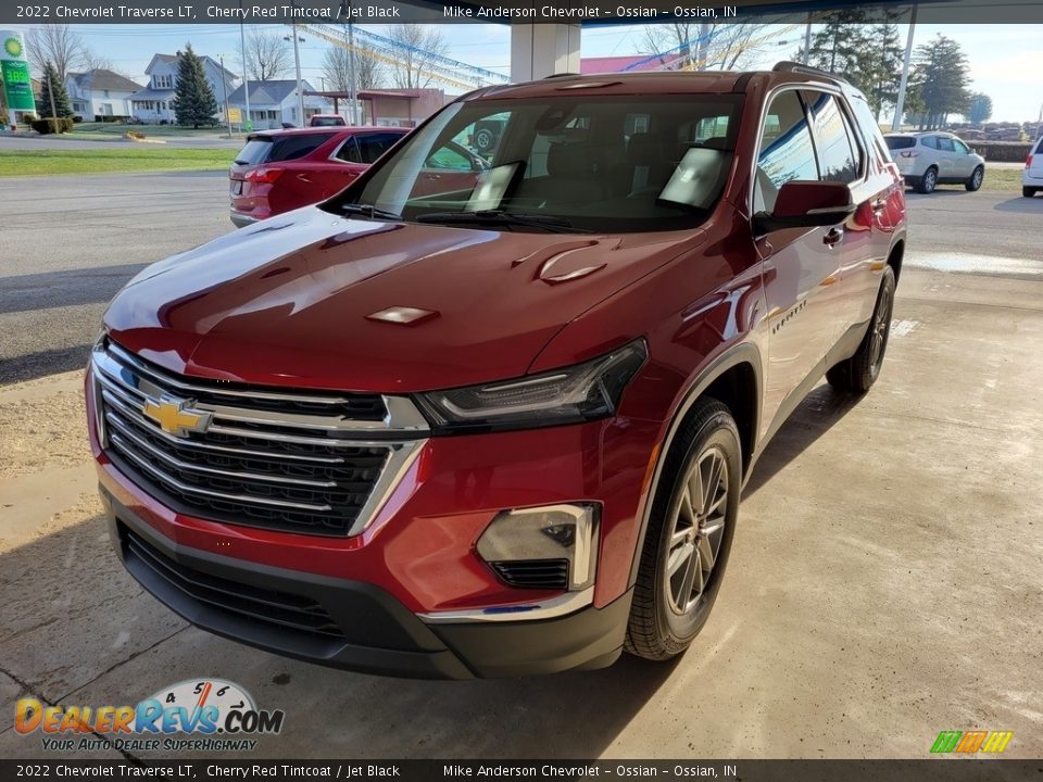 2022 Chevrolet Traverse LT Cherry Red Tintcoat / Jet Black Photo #10