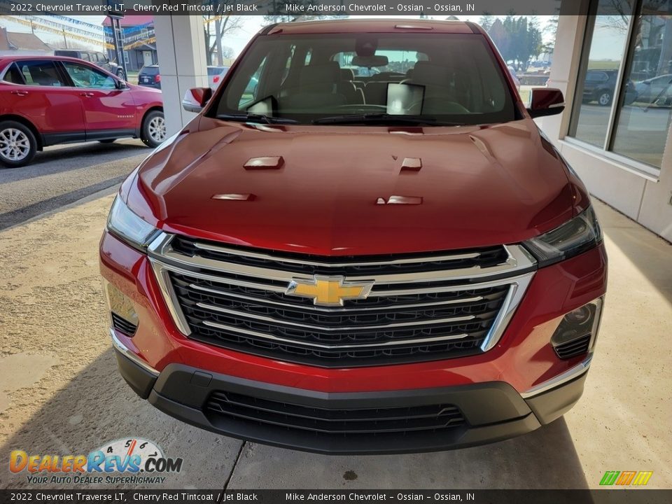 2022 Chevrolet Traverse LT Cherry Red Tintcoat / Jet Black Photo #11