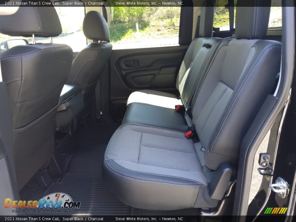 Rear Seat of 2021 Nissan Titan S Crew Cab Photo #13