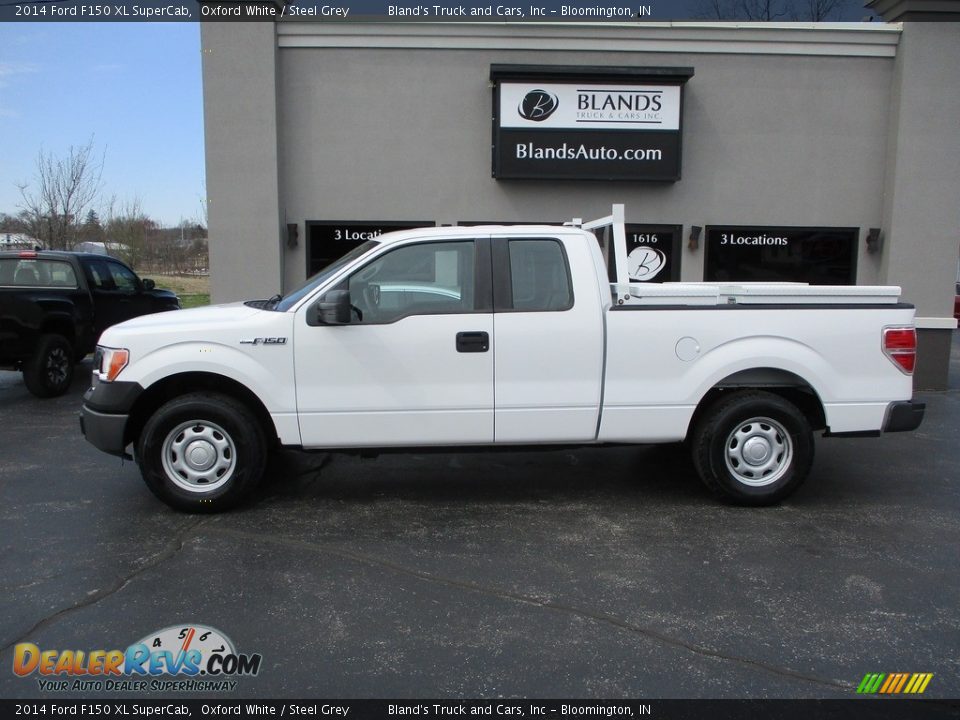 2014 Ford F150 XL SuperCab Oxford White / Steel Grey Photo #1